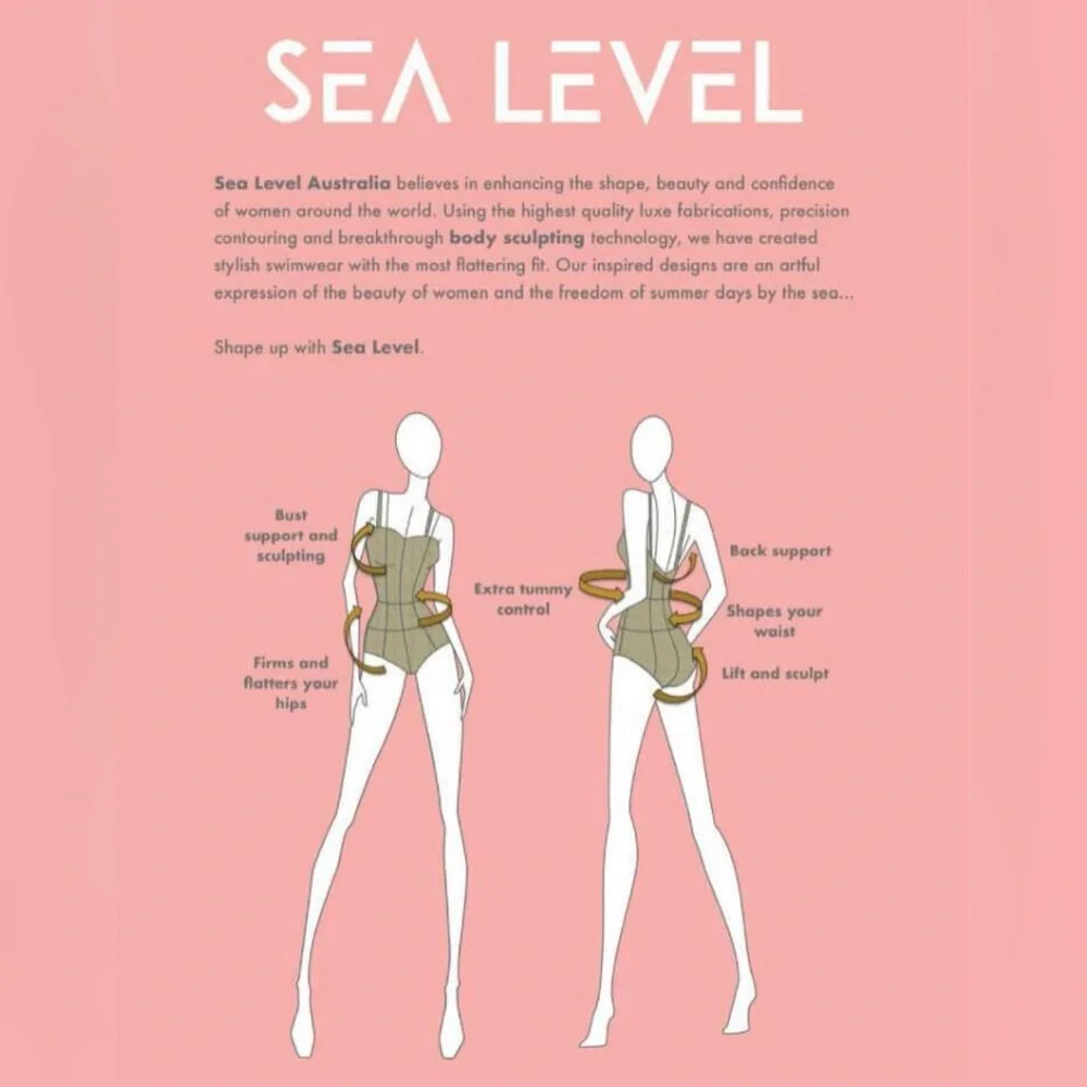 Sea‎ Level Chamarel Lace Up Bralette One Piece Swimsuit - Night Sky